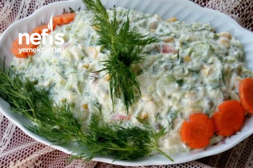 Bol Malzemeli Nefis Kabak Salatası Tarifi