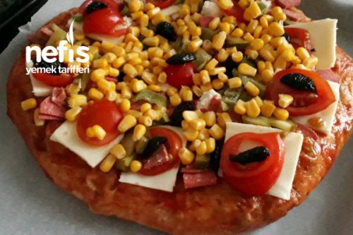 Ramazan Pidesinden Harika Pizza Tarifi