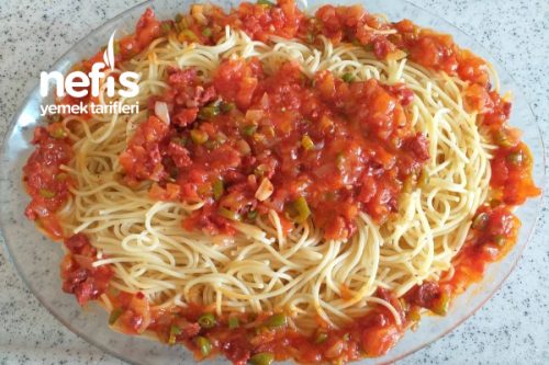 Yedikçe Yedirten Spagettim Tarifi