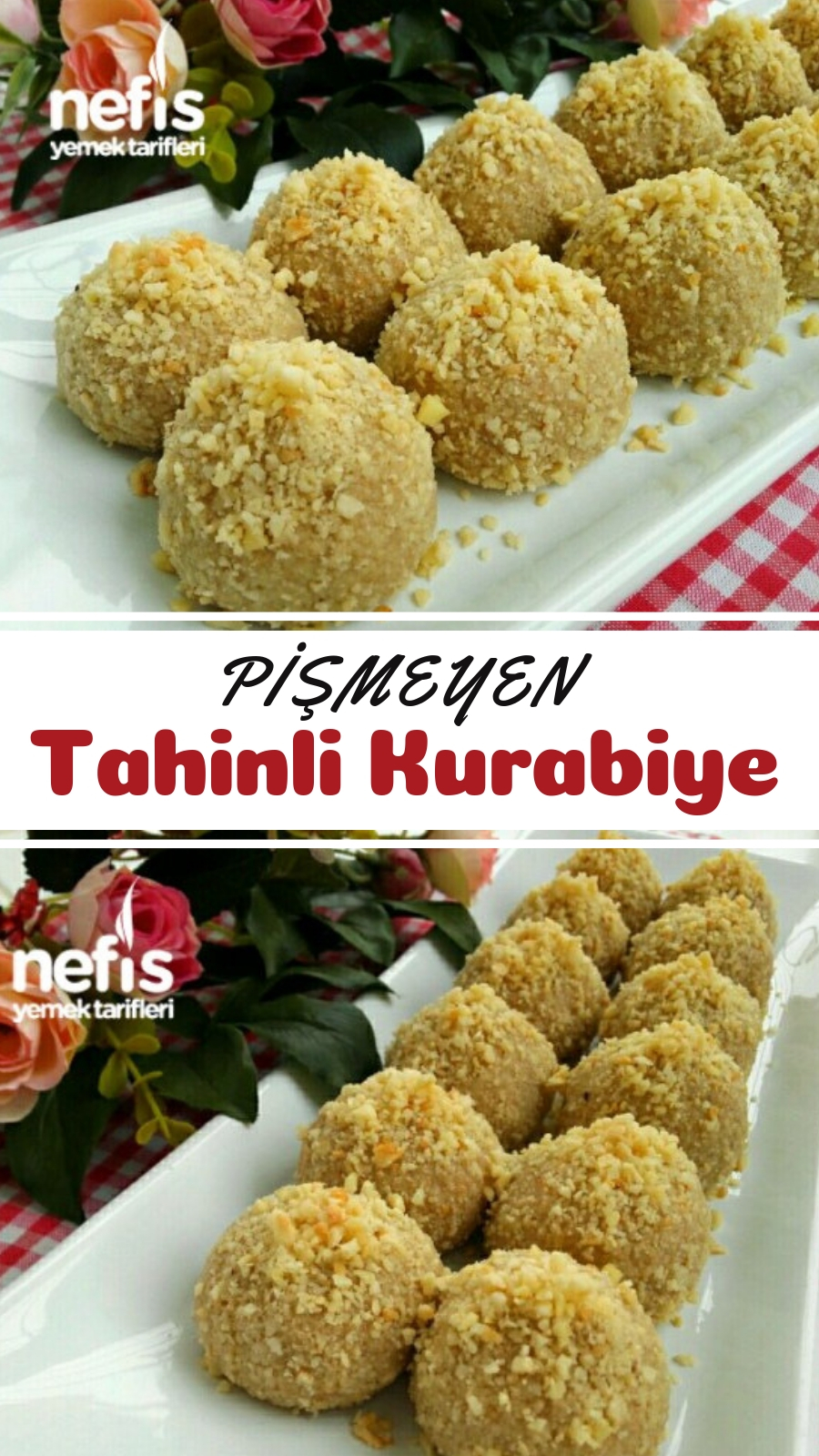 Pişmeyen Tahinli Kurabiye (Harika) Nefis Yemek Tarifleri