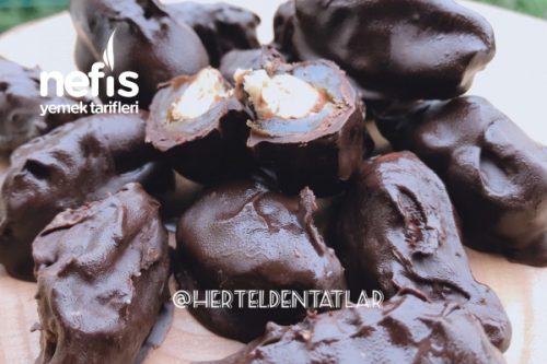 Çikolatalı Hurma Sarması (En Pratik Sağlıklı Atıştırmalık) Tarifi
