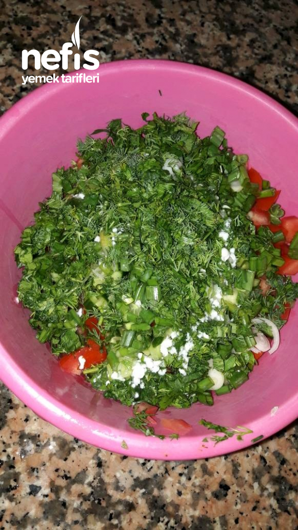 Yeşillikli Salatam