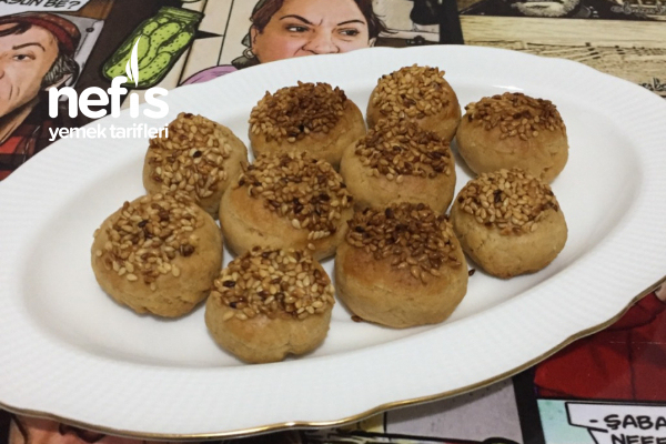 Susamlı Tuzlu Kurabiye (Bayatlamayan) Nefis Yemek Tarifleri