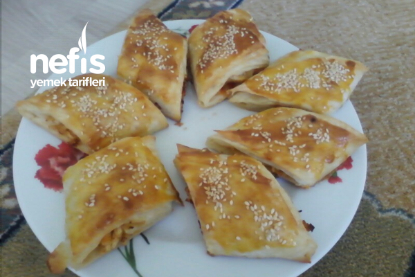 Çıtır Tavuklu Biberli Börek