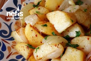Soğanlı Patates Kavurması (Haşlamadan) Tarifi