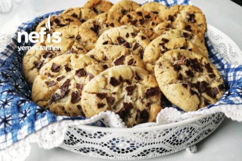 American Cookie Tarifi (Yumurtasız Ve Bol Çikolatalı)