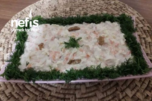 Kereviz Salatası (Nefis Yoğurtlu Elmalı) Tarifi