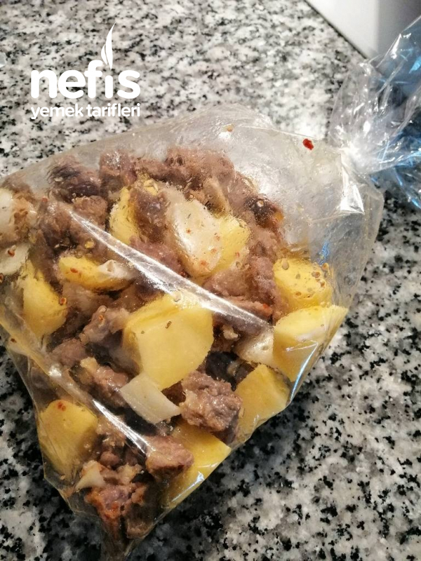 Fırın Poşetinde Etli Patates Nefis Yemek Tarifleri 6121067