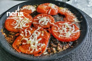 Pratik Peynirli Sarımsaklı Domates Kızartması
