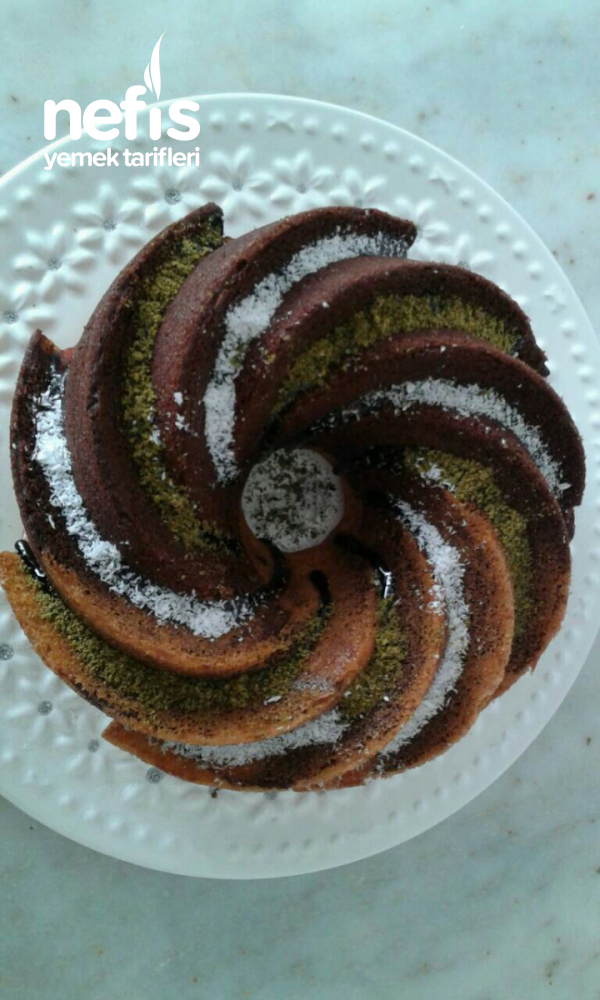 İki Renkli Kek Nefis Yemek Tarifleri 6150726