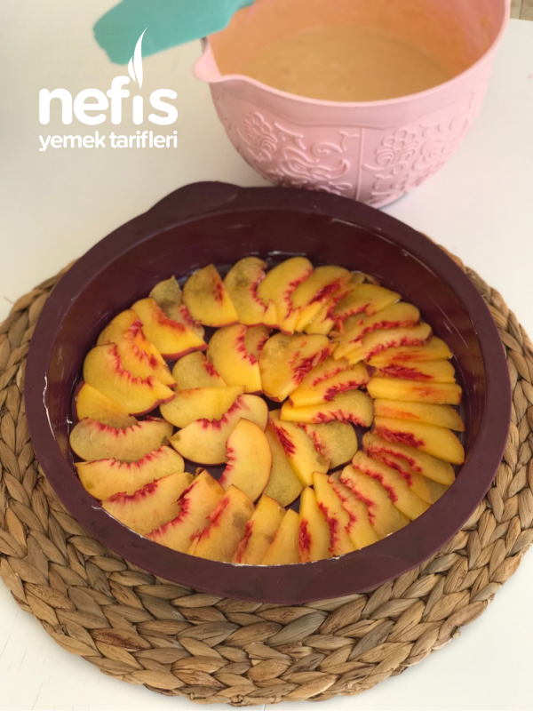 Şeftalili Tart Kek Nefis Yemek Tarifleri 6178069