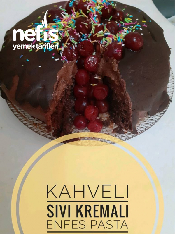 Kahveli Ve Sıvı Kremalı Pasta Nefis Yemek Tarifleri
