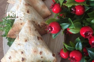 Üçgen Lavaş Börek Tortilla Börek Tarifi