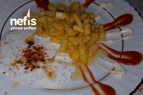 Küp Küp Patates Kızartması – Yoğurtlu Sos Tarifi