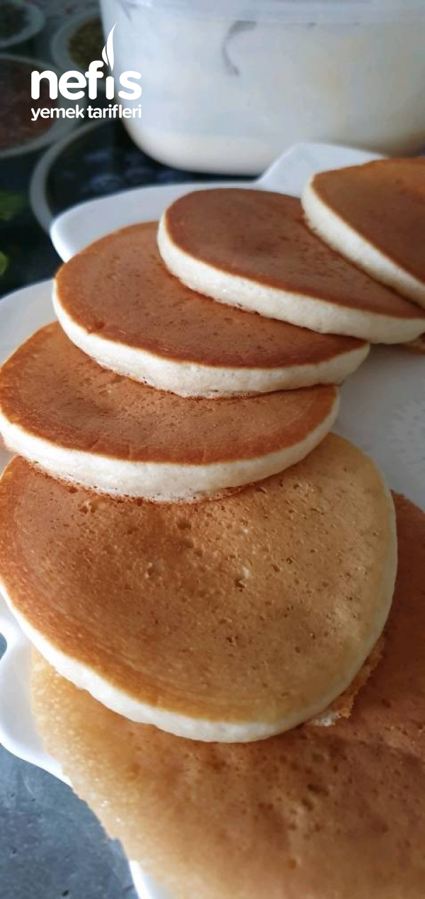 Duble Pofidik Pancake (Akşamdan Hazırla, Sabah Pişir)