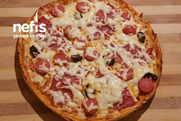 10 Dakikada Lavaştan Pizza (Videolu) Nefis Yemek Tarifleri