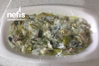 Patlıcanlı Biberli Yoğurtlu Salata Tarifi
