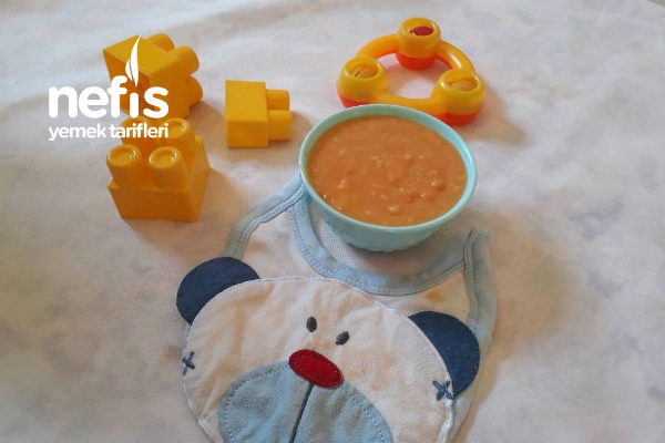 Bebeklere Sağlıklı Kabak Çorbası (+8 Ay)