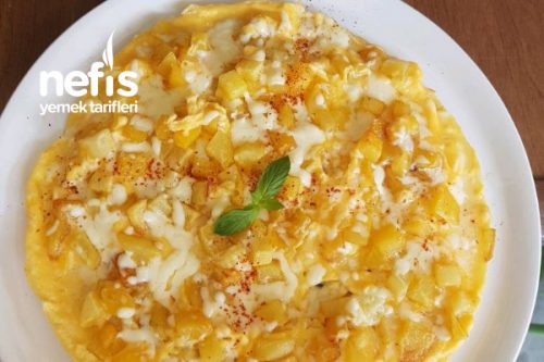 Kahvaltılık Patates Kızartmalı Omlet Tarifi