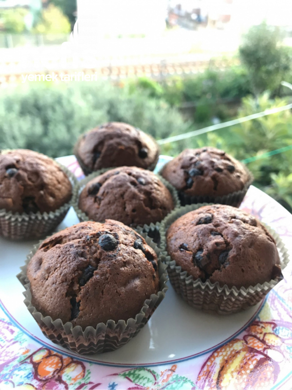 Kakaolu Damla Çikolatalı Muffin