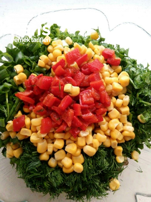 Yeşil Mercimek Salatası (Sağlıklı Doyurucu)