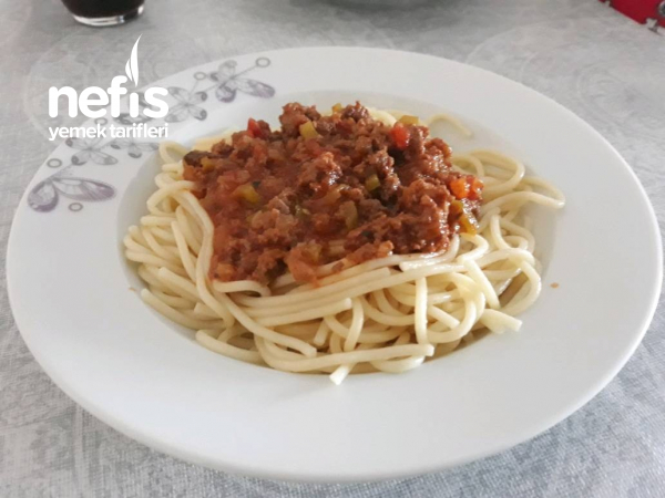 Kıyma Soslu Spaghetti
