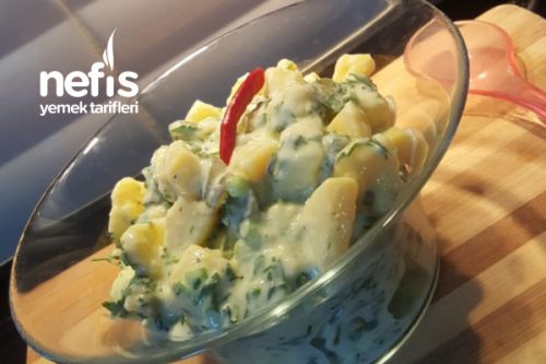 Sütlü Hardallı Patates Salatası (Yeni) Tarifi