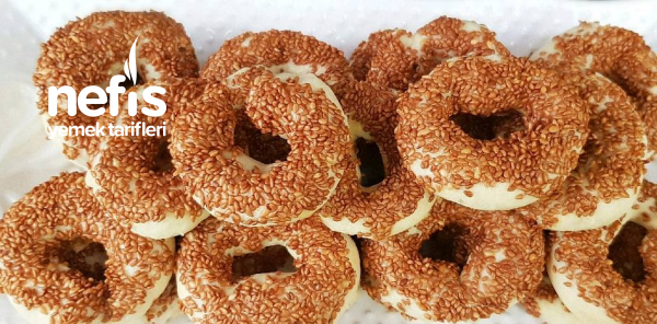 Susamlı Simit Kurabiye (Videolu) Nefis Yemek Tarifleri