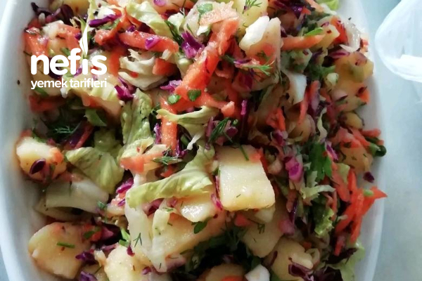 Rengarenk Patates Salatası