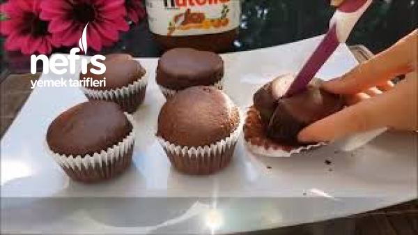 Kolay Nutella Muffin Tarifi  (Videolu)