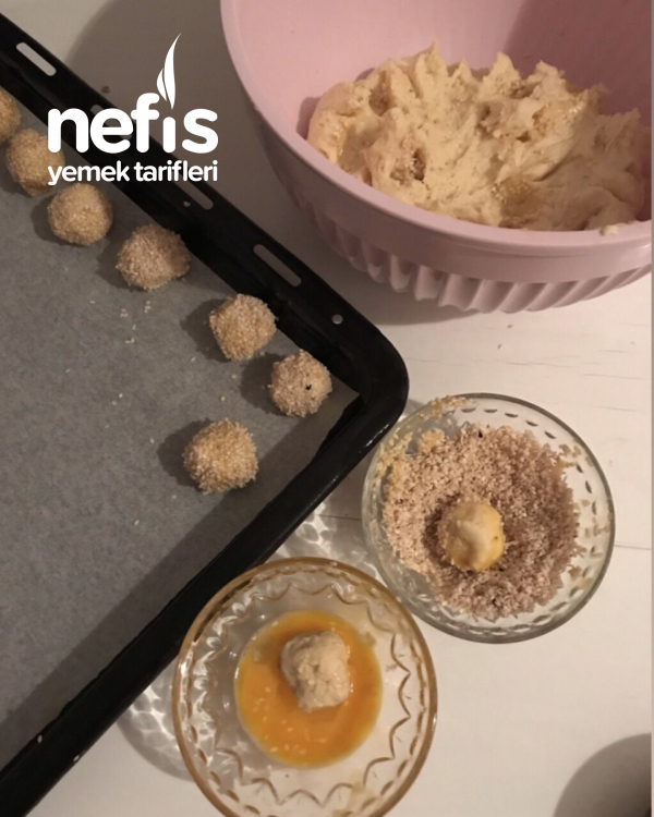 Mahlepli Labneli Kurabiye Nefis Yemek Tarifleri