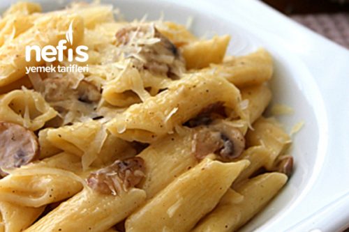 Kremali Ve Mantarli Makarna Nefis Yemek Tarifleri 6364645