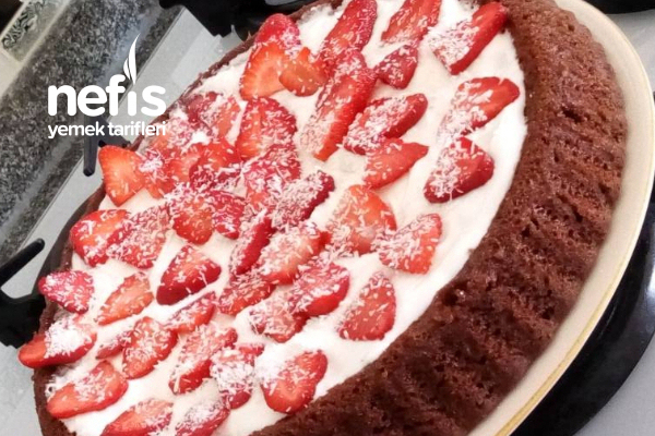 Muhallebili Enfes Kakaolu Tart Kek Nefis Yemek Tarifleri