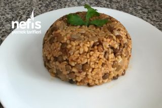 Yeşil Mercimekli Bulgur Pilavı Tarifi