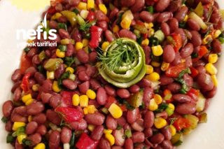 Meksika Fasülye Salatası Tarifi