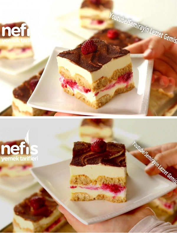 Yumurtasız Tiramisu Pasta (Videolu) Nefis Yemek Tarifleri