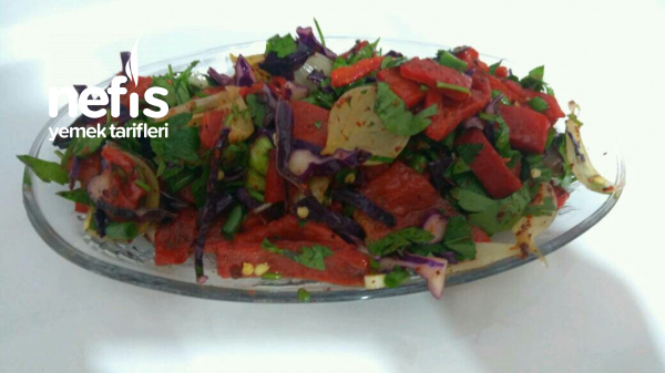 Koz Soğan Kapta Biber Salatası