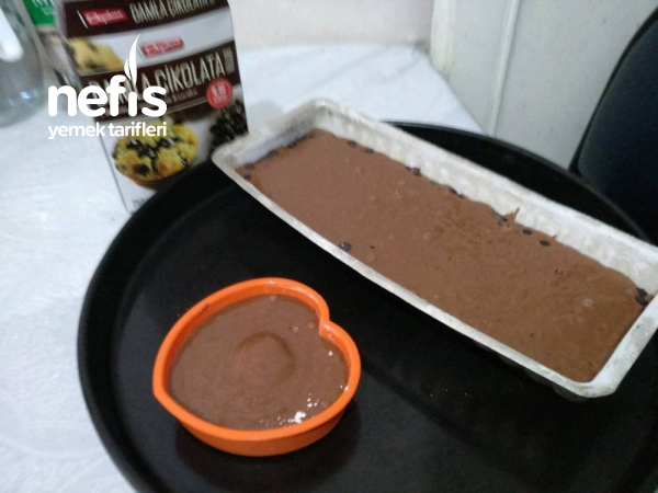 Kakaolu Baton Kek, Damla Çikolatalı,(sütsüz, Yoğutsuz)