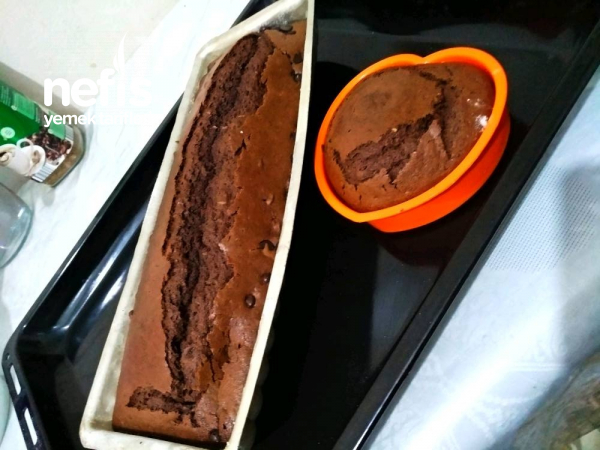 Kakaolu Baton Kek, Damla Çikolatalı(Sütsüz, Yoğurtsuz) Nefis Yemek