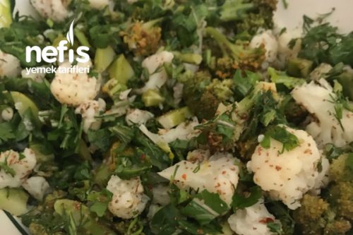 Diyet Yapanların Vazgeçilmezi Karnabahar Brokoli Salatası Tarifi