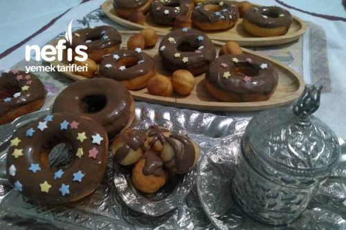 Çikolatalı Donut (28 adet) Tarifi