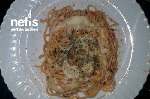 Muazzam Domates Soslu Fırın Spaghetti Tarifi