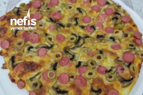 Sosisli Zeytinli Pizza Tarifi