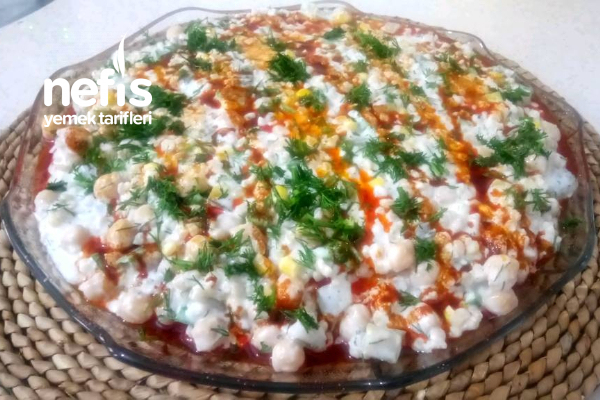 Yoğurtlu Nohut Salatası (Videolu)