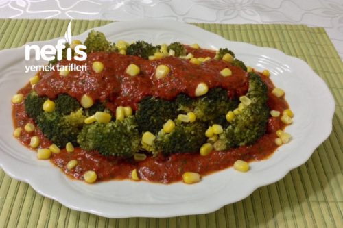 Muhteşem Soslu Brokoli Salatası (Köz Kapya Biberli Sos) Tarifi