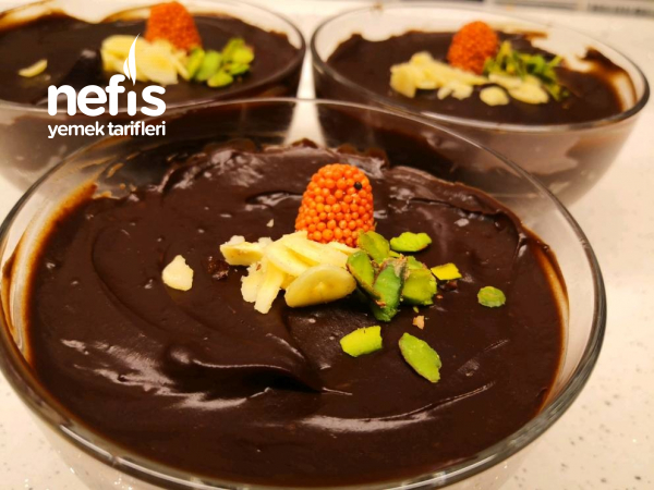 Ev Yapımı Çikolatalı Puding (Videolu) Nefis Yemek Tarifleri 6522371
