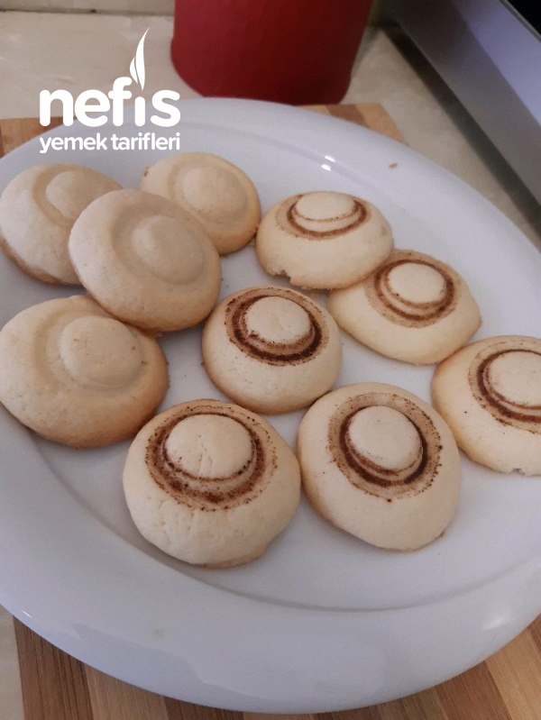 Mantar Kurabiye (Ağızda Dağılan) Nefis Yemek Tarifleri