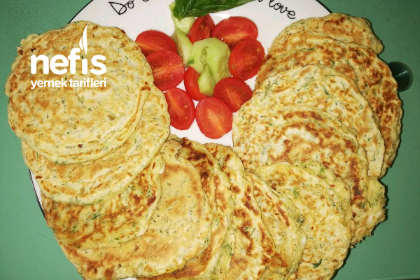 Peynirli Dereotlu Pancake