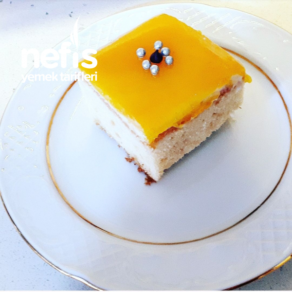 Portakal Soslu Muhallebili Pasta Nefis Yemek Tarifleri 6569162