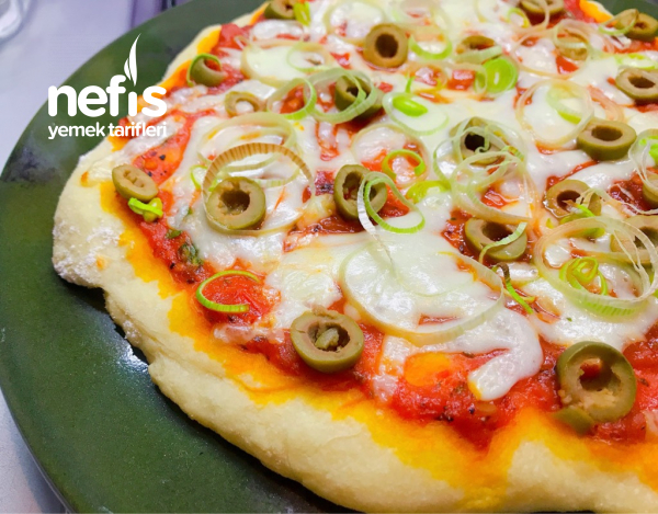 Pırasalı, Yeşil Zeytinli Pizza